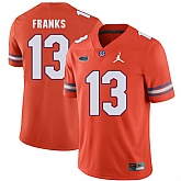 Florida Gators 13 Feleipe Franks Orange College Football Jersey Dzhi,baseball caps,new era cap wholesale,wholesale hats
